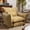 Yellow, variant on iooHug Modern Upholstered Accent Chair with Lumbar Pillow, Chenille Fabric Yellow Armchair, 23" Deep Seat Living Room Chair, Comfortable Lounge Chair for Bedroom, Apartment, Home Office