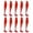 dark red-32mm, variant on 10Pcs Small Fishes Tail Swimbaits Lures Soft Fishing Lures Wobbler Artificial Swimbaits for Freshwaters and Saltwater