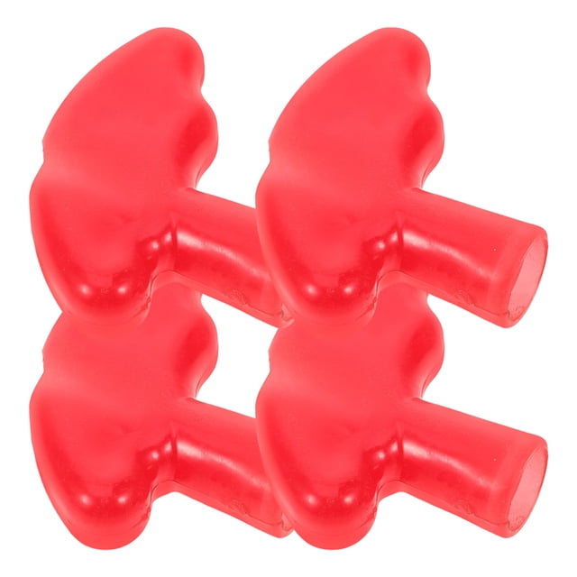 FESTFENDS 4 Pcs Poignée de Traction de Tondeuse Rouge avec Design Ergonomique pour Équipement Extérieur