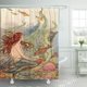 thumbnail image 1 of ABPHQTO Neuveau Nouveau Mermaid Fine Romantic Beautiful Cortina de ducha 150x180 cm, 1 of 1