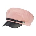 thumbnail image 1 of FemaleCaptainHat Peaked Cap Fashion British StyleRetro Multicolor Keep Warm Soft Comfortable Skin-Friendly Sweat-Absorbing Pink Cotton, 1 of 9
