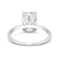 thumbnail image 6 of Charles & Colvard 14K White Gold Moissanite 9x7mm Radiant Engagement Ring-Size 7 2.70ct DEW, 6 of 10