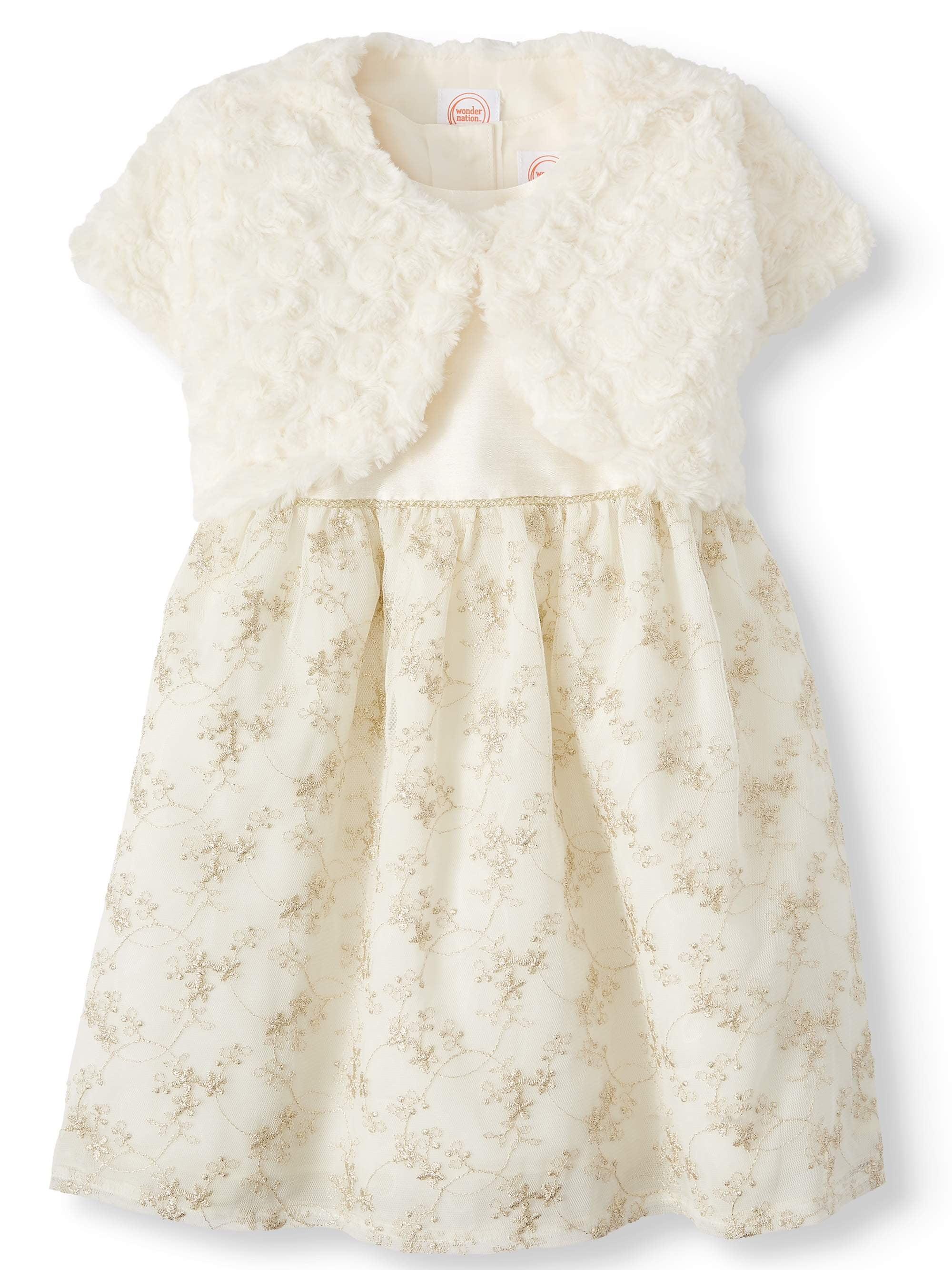 baby frock with shrug