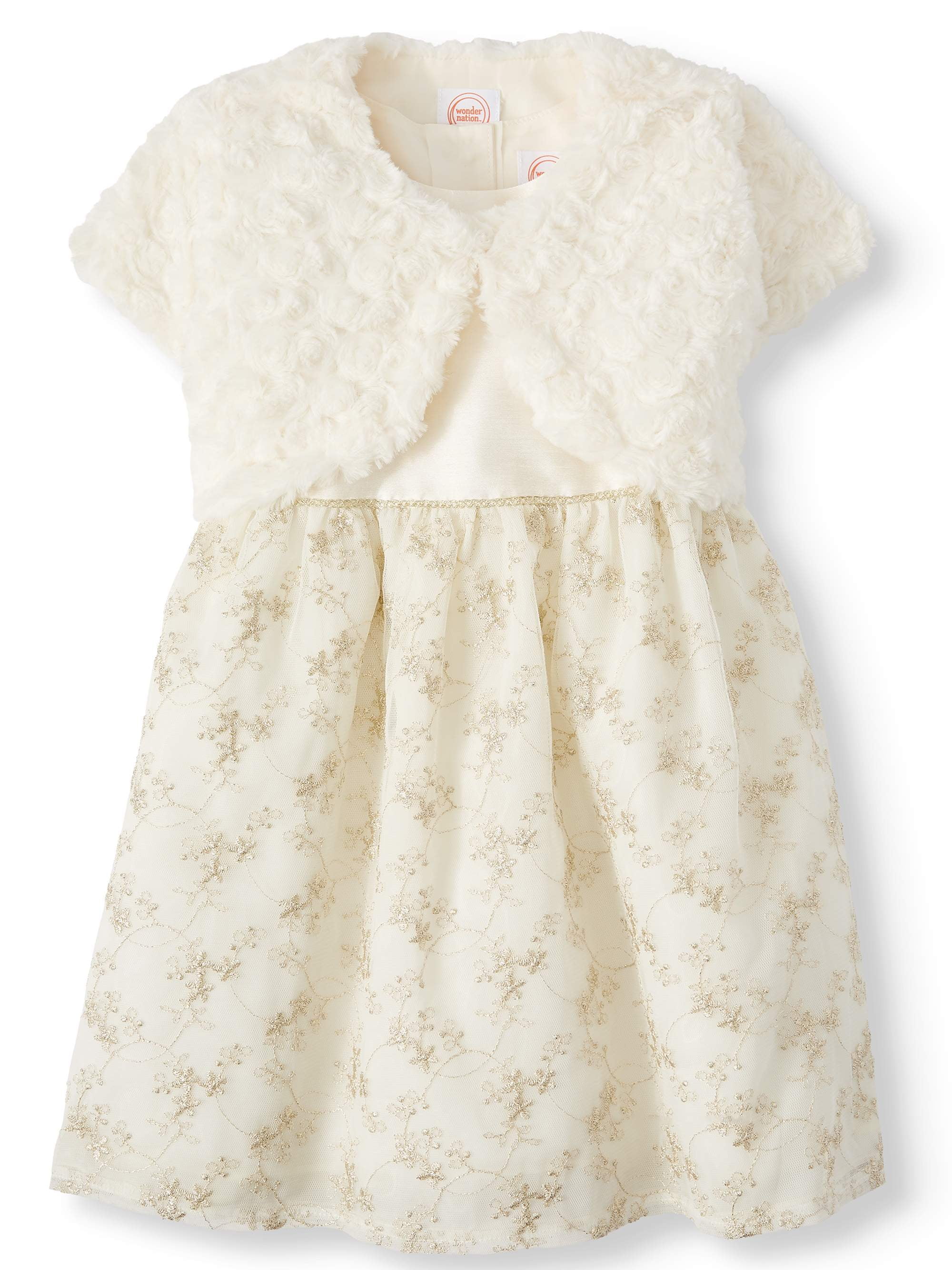 umbrella frock with shrug