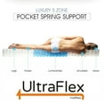 thumbnail image 2 of UltraFlex TRINITY- 12" Orthopedic Eurotop Hybrid Pocket Coil Gel Infused Premium Foam, Medium Plush Eco-friendly Mattress (Made in Canada), 2 of 7