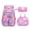 Red#099, variant on 3 Piece Tie Dye Backpack Set, Pink Purple Gradient Laptop Bag with Lunch Box & Pencil Case, Large Capacity 15.6 Inch Water Resistant School Bookbag for Teens Women College Travel Essentials