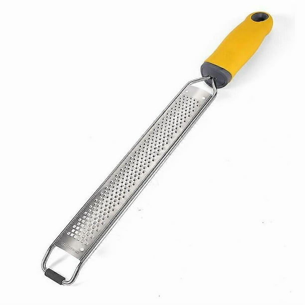 PRO Citrus Zester & Manual Cheese Grater - Parmesan, Lemon, Ginger, Garlic, Nutmeg, Chocolate - Sharp Stainless Steel
