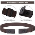 thumbnail image 3 of 3 Pack / 4 Pack No Buckle Invisible Stretch Belt Buckle-Free Elastic Belt for Women and Men, 3 of 6