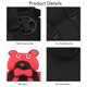 thumbnail image 3 of Asiento De Seguridad Para Niños, Correas Ajustables, Arnés, Asiento Elevador Para Automóvil, Arnés De Seguridad De 5 Puntos, Almohada Grande Y Suave, Lavable A Máquina,, 3 of 7