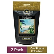 (2 pack) (2 Pack) Boca Java Cool Breeze Colombian Single Origin Medium Roast Whole Bean Coffee, 8 oz Bag