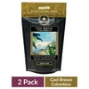 (2 Pack) Boca Java Cool Breeze Colombian Single Origin Medium Roast Whole Bean Coffee, 8 oz Bag