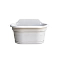thumbnail image 2 of Wall Mounted Plastic Planter Balcony Railing Hanging Pot Fence Mount Garden Container Light Gray, 2 of 6