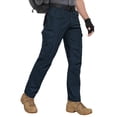 thumbnail image 1 of Pantalones tácticos Zoofly Ripstop Cargo Work con 9 bolsillos para hombre, color azul marino, 1 of 6