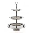 thumbnail image 1 of Godinger 90441 3 Tier Server Square Plates, 1 of 1