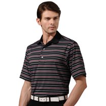 Monterey Club Men's Eclipse Stripe Texture Golf Polo Shirt #1646