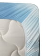 thumbnail image 3 of Ambesonne Nature Fitted & Top Sheet Set with Shams, Mediterranean Snowy Peak, Brown Blue White, 3 of 4