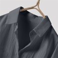 thumbnail image 7 of Long Sleeve Shirts For Women Casual Linen Blouses Tops Button Down Shirts Womens Long Sleeve Tops, 7 of 7