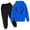 R142-Blue, variant on RMGVDSD Girls Clothes Fall Sweatsuit Set 2 Piece Casual Outfits Heart Graphic Hoodie Sweatshirts and Sweatpants Fashion Jogger Sets 7-8 Years
