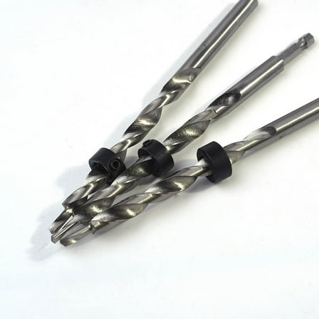 Soimiss Carbon Steel Countersinking Drill Bit Black For Woodworking 1Pack