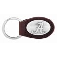 thumbnail image 1 of Alabama Leather Key Fob, Brown, 1 of 1