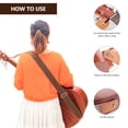 thumbnail image 4 of EeaseCA Sangle de Guitare Réglable Sangle de Guitare Électrique Ceinture Fournitures pour Instrument de Musique, 4 of 7