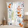 thumbnail image 3 of Homewish Cartoon Fox Black Out Curtains for Preppy Children Kids,Dreamy Princess Curtains Pack of 2 (42x63 Each),Kawaii Animal Bedroom Curtains,Luxury Bedroom Decor, 3 of 6