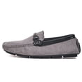 thumbnail image 2 of Men's Casual Loafers Slip On Leather Shoes Comfortable Lightweight Driving Shoes Male Moccasins Classic Penny Loafer Flats Boat Shoes Outdoor Walking Shoes, 2 of 14