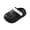 Q1Black, variant on Kids Classic Clog Sandals, Soft Non- Breathable Shoes Color:Black,Size:6-7 Years