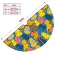 thumbnail image 3 of Picia Retro Boho Elephants Print Christmas Tree Skirt , Christmas Tree Skirt Ornaments for Merry Christmas Holiday Party Decorations Indoor Outdoor-48", 3 of 7
