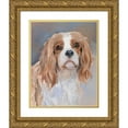 thumbnail image 1 of Fagan, Edie 20x24 Gold Ornate Wood Framed with Double Matting Museum Art Print Titled - Charlie Blenheim CKC Spaniel, 1 of 4