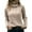 Beige, variant on SOMER Sweaters for Women Crewneck Long Sleeve Ribbed Knit Pullover Sweaters Tops Trendy