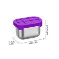 thumbnail image 2 of PUREKKI 304 Stainless Steel Crispers Bento For Dipping Dishs, 2 of 5