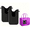 Black, variant on 2PCS Silicone Phone Holder for Bogg Bags, Compatible Phone Case Attachment, Beach Tote Bag Accessory – Ideal Holder for Bogg & Similar Beach Bags (Transparent)