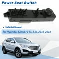thumbnail image 2 of Interruptor de control de asiento eléctrico del lado del conductor delantero izquierdo Unique Bargains No.88540-2W100 para Hyundai Santa Fe XL 3.3L 2013-2018, 2 of 7