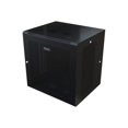 thumbnail image 2 of StarTech.com 12U 19" Wall Mount Network Cabinet, 20" Deep 4 Post Hinged Locking IT Computer Equipment Enclosure with Shelf, Flexible Vented Switch Depth Data Rack Cisco 3850, 2960 Series - 12U Vented Cabinet (RK1224WALHM) - Rack enclosure cabinet - wall mountable - black - 12U, 2 of 15
