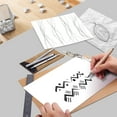 thumbnail image 5 of MONOJOY Chevron Shower Curtain, Geometric Zig Zag Shower Curtain, White, Black,72 x 72 inch, 5 of 6