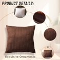 thumbnail image 5 of AUQ 4Pcs Decorative Pillow Covers Hard-wearing Zipper 16X16 Pillow Covers Hassle-Free Clean Cushion Covers Style4, 5 of 7