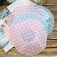 thumbnail image 4 of 3 Piece Reusable Waterproof Shower Caps Plastic Cap, 4 of 5
