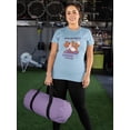 thumbnail image 2 of Cute Fox Installing Muscles T-Shirt Women -Smartprints Designs, Female 4X-Large, 2 of 4