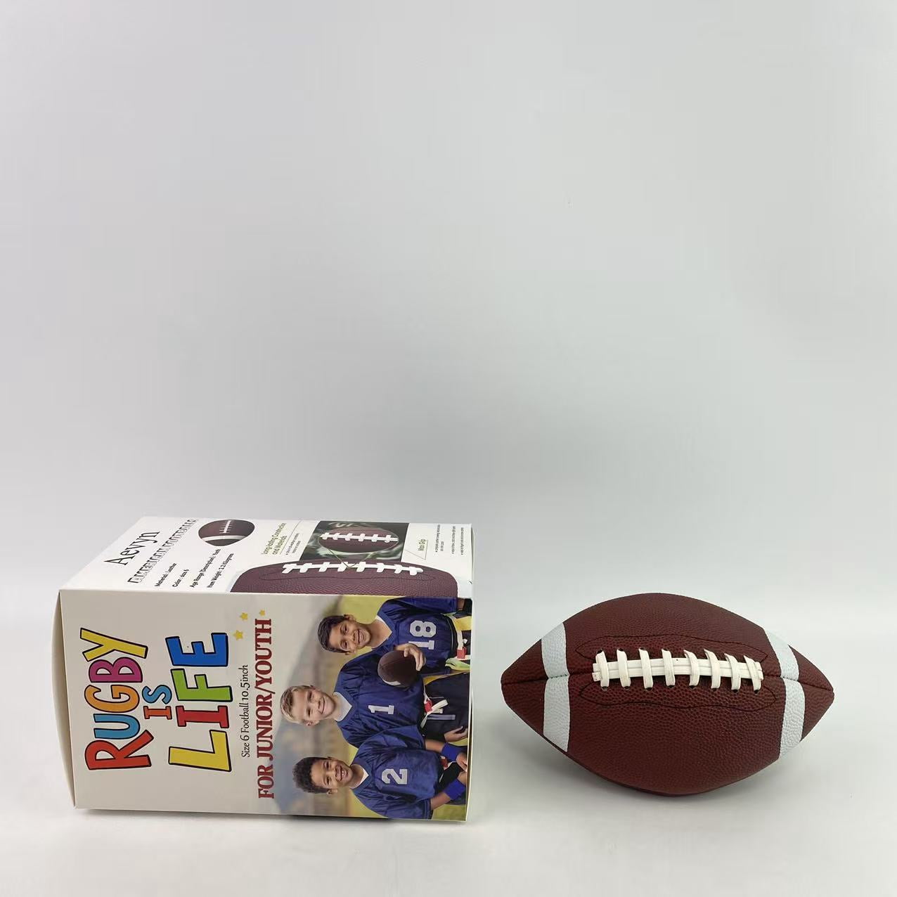 Aevyn American footballs,Footballs Inflatable with Pump for Youth, Junior, Adult, Regulation Size Football, American Football, Composite Leather Foot Ball