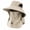 Khaki, variant on UPF 50+ Sun Protection Hat with Full Face & Neck Coverage, Uv Protection Bucket Wide Brim Hat for Fishing Hiking Men Women