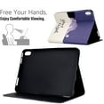 thumbnail image 2 of ELEHOLD Flip Leather Case design for iPad Mini 6 Card Slots Kickstand Auto Wake/Sleep Function Cute Pattern Shockproof Case,For iPad mini (6th Generation),B, 2 of 8