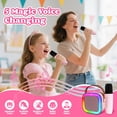 thumbnail image 3 of Juega Purse Sikcurg con juguetes de karaoke, teléfono y maquillaje para niñas, 3 of 7