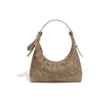 thumbnail image 6 of PRIYAL Woven Purse for Women Suede Leather Shoulder Bag Vegan Tote Bags Suede Hobo Handbag, 6 of 11