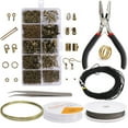 thumbnail image 1 of ICQOVD Accessoires de Boucles d'Oreilles Ensemble de Perles Accessoires de Bijoux DIY Ensemble Combiné, 1 of 1