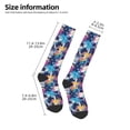 thumbnail image 2 of Sikiie cool Skull colorful Knee Socks, High Socks Long Stretchy Sock Women Knee High Stocking, Long Socks for Women, 2 of 6