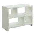 thumbnail image 3 of White 2-Shelf Modern Bookcase Console Table, 3 of 3