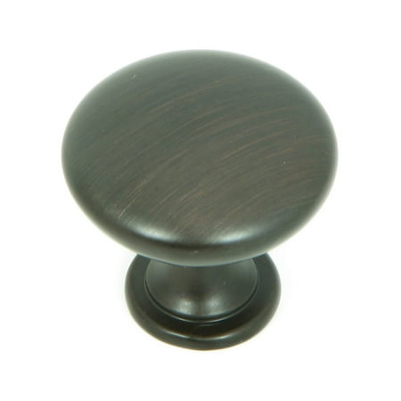 Porcelain Knob Bright Brass Cabinet - Stone Mill Hardware Round Cabinet Knobs - Pack of 5