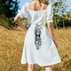 thumbnail image 5 of Vestido de manga corta con retrato de Yolandi Visser, ropa de mujer, ropa elegante coreana, novedades, 5 of 7