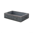 thumbnail image 3 of Non-Woven Clothes Quilt Storage Bag with Transparent Lid - Dust-Proof Under-Bed Organizer for Storing Blankets, Thick Bedding, Winter Coats, Sweaters and Home Textile Supplies, 6*18*24in, Gray, 3 of 6